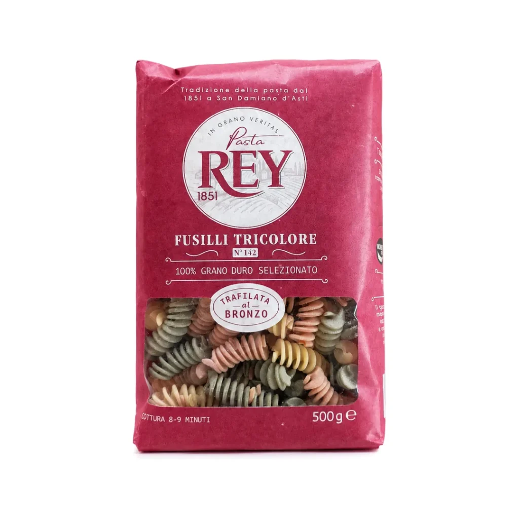 Fusilli tricolore
