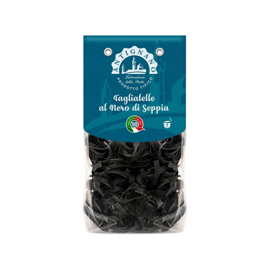 Tagliatelle al nero di seppia